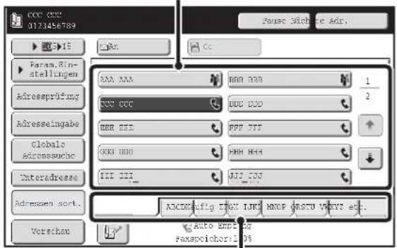 CCC CCC 0173456789 Jouse Deutsche Adr. Param.Rin- stellungen Adressprüfung Addressingabe Globale Accessuche Interadresse Adrenaten sort. Vorschau AAA AAA BBB B2B 1 2 CCY CCC DDU D2D BBB E2E B2F F3F GKB BHH BHH HHH I1I III_ BUI COO ADCINCAUFG INCH IJKH HOOP ORSTU VXYZ etc. Auto Emptio Faxspecibor1 08