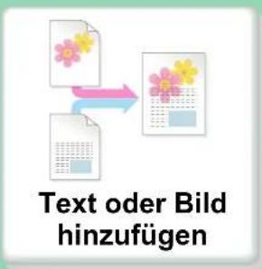 Text oder Bild hinzufügen
