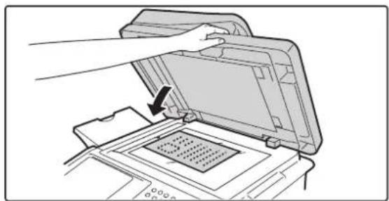 SHARP MX-C382SC - EINLEGEN DES ORIGINALS AUF DEM VORLAGENGLAS - 4