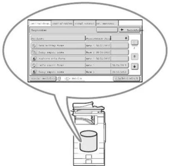 SHARP MX-C382SC - Praktisch für die Verwaltung von häufig verwendeten Dokumenten - 2