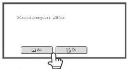 Adressierungsart wären An Cc