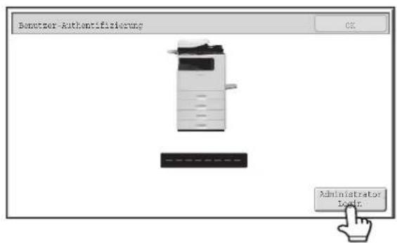 Benutzer-Authenifizierung OK Administrator Icon: