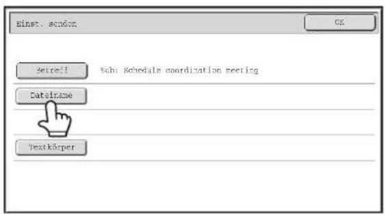 Einst. schon. OK Setreil Sub: Schedule coordination meeting Datelnime Textk5per