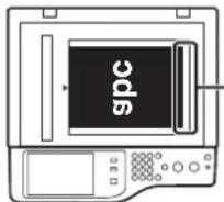 SHARP MX-C382SC - Legen Sie das Original ein. - 1