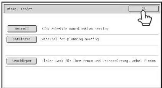 Einst. soden Setrieß Sub: Schedule coordination meeting Datelname Material for planning meeting Textkörper Vielen Bank für ihre Treue und Unternehützung. Anbei finden