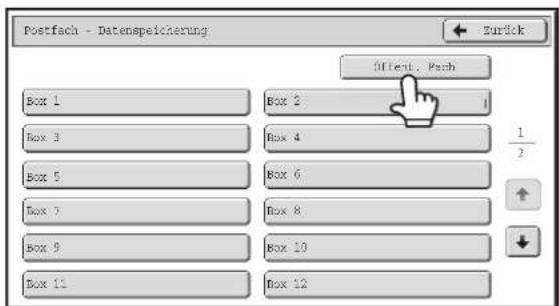 Postfach - Datenspeicherung Effect. Pach Box 1 Box 2 1 Box 3 Box 4 1/2 Box 5 Box 6 Box 7 Box 8 Box 9 Box 10 Box 11 Box 12
