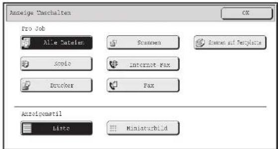Anzeige Daschalten Pro Job Alle Dateler Scannen Scannen auf Betriebte Acpio Internet Fax Drucker Fax Anzeigenstil Liste Miniaturbild