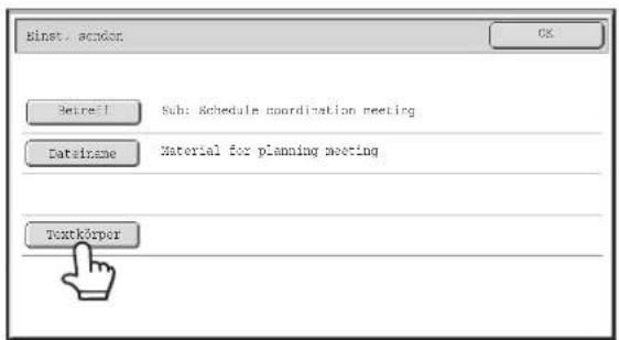 Binst. sector OK Setre:1 Sub: Schedule coordination meeting Datainame Material for planning meeting Textkörper
