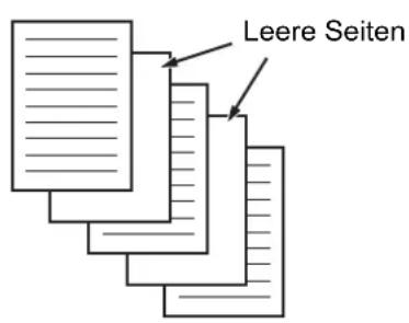 Leere Seiten