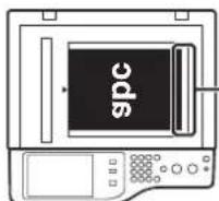 SHARP MX-C382SC - Legen Sie das Original ein. - 1