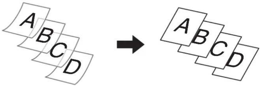 A B C D → A B C D