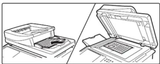 SHARP MX-C382SC - Berühren Sie die Taste [Unterbrechung]. - 1