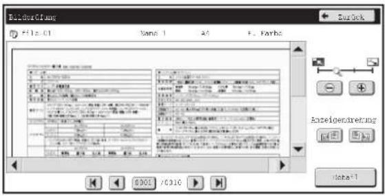Bauschung File 01 Name 1 A9 F. Farbck Anzeigendreitung Note1