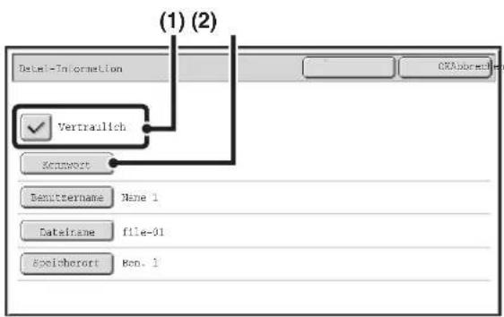 (1) (2) Detel-Information Vertraulich Kennwoch Benitztername None 1 Datalname file-01 Speicherort Bon. 1