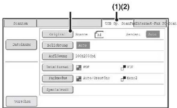 Scanmen Original Scanme M Benden: Auto Dateiname Belichtung Auto Auflösung 200x200dpi Data format PDF PDF Farbmodus Auto/Grautöne Eono2 Spexis inedi Vorschau (1)(2) USB Sp. ScanParkInternet-Pax PQ-Scan