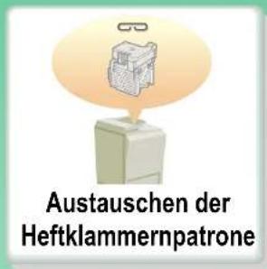 Austauschen der Heftklammernpatrone