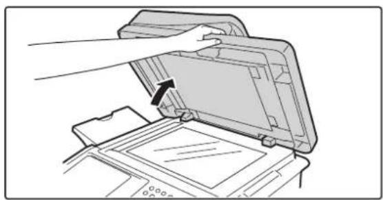 SHARP MX-C382SC - EINLEGEN DES ORIGINALS AUF DEM VORLAGENGLAS - 1