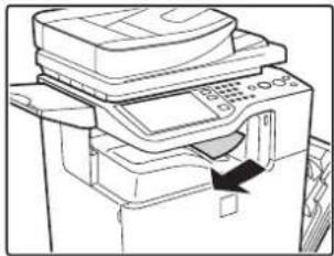 SHARP MX-C382SC - Papierstau im Papierausgabebereich - 1