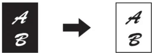 A B → A B