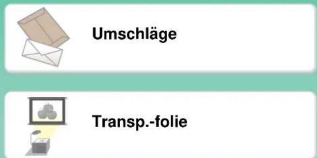 Umschläge Transp.-folie
