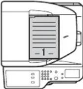 SHARP MX-M264N - Legen Sie das Original ein. - 2