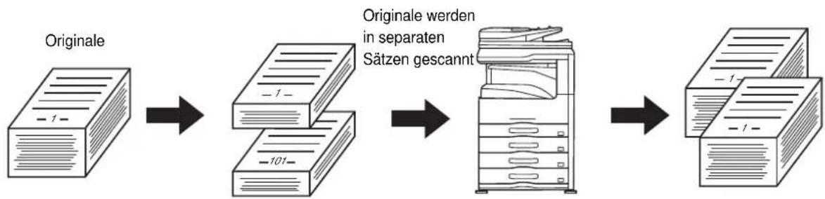 SHARP MX-M264N - KOPIEREN EINER GROSSEN ANZAHL VON ORIGINALEN AUF EINMAL (Auftrag erstellen) - 1