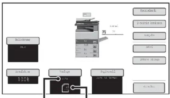SHARP MX-M264N - Beispiel für Basisbildschirm - 1