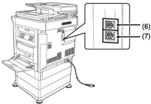 SHARP MX-M264N - Telefonanschlussbuchse - 1