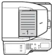 SHARP MX-M264N - Legen Sie das Original ein. - 2