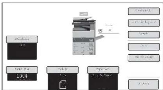 SHARP MX-M314N - Allgemeine Kopiereinstellungen - 1