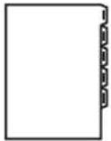 SHARP MX-M314N - BEZIEHUNG ZWISCHEN DEN ORIGINALEN UND DEN REGISTERSEITEN Tab-Kopie mit Bindung links - 5