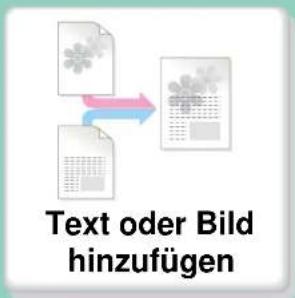 Text oder Bild hinzufügen