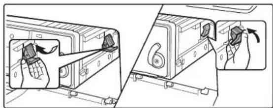 SHARP MX-M314N - Auswechseln der Heftklammernpatrone - 6
