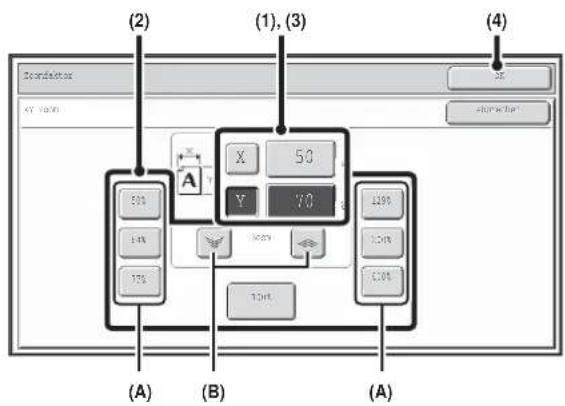 SHARP MX-M314N - SEPARATES VERGRÖSSERN/VERKLEINERN DER LÄNGE UND DER BREITE (XY-Zoom) - 3