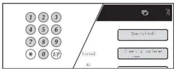 1 2 3 4 5 6 7 8 9 * 0 #p Normal A1 Specialmod1 2-settig kopieren 71