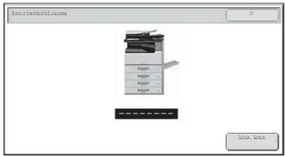 SHARP MX-M314N - AUTORISIERUNG DURCH BENUTZERNUMMER - 1