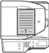SHARP MX-M314N - Legen Sie das Original ein. - 2