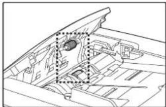 SHARP MX-M314N - REINIGUNG DER ORIGINALEINZUGSROLLE - 1