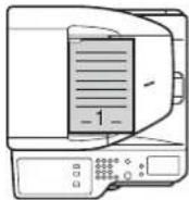 SHARP MX-M354N - Legen Sie das Original ein. - 2