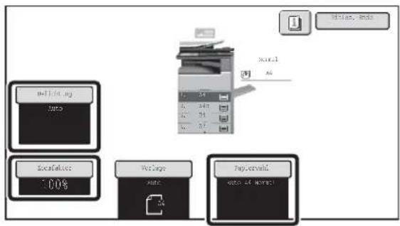 SHARP MX-M354N - Ändern der Einstellungen für jeden einzelnen Satz des Originals - 2