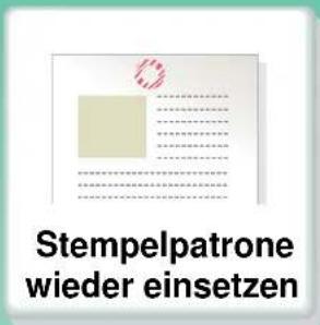 Stempelpatrone wieder einsetzen