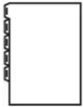 SHARP MX-M354N - BEZIEHUNG ZWISCHEN DEN ORIGINALEN UND DEN REGISTERSEITEN Tab-Kopie mit Bindung links - 10