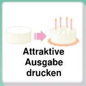 Attraktive Ausgabe drucken