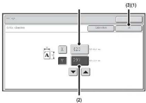 outage Crite cingsten Subcochen 36 (3)(1) X 420 A Y X 297 (2)