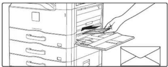 SHARP MX-M354N - Umschläge einlegen - 1
