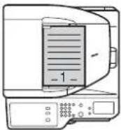 SHARP MX-M354N - Legen Sie das Original ein. - 2