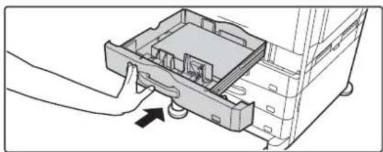 SHARP MX-M354N - Legen Sie das Papier in die Kassette ein. - 1