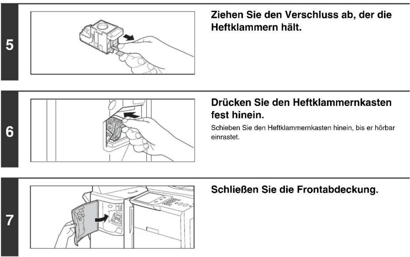 SHARP MX-M364N - Austauschen der Patrone - 7