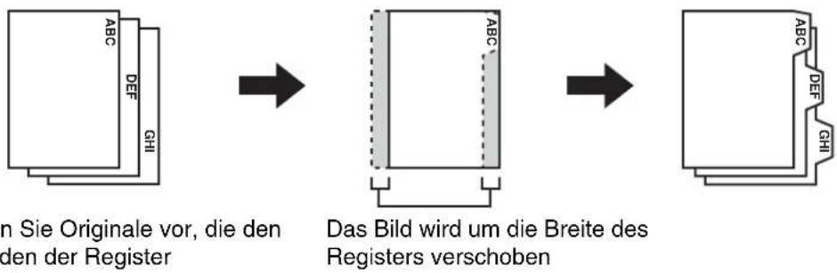 SHARP MX-M364N - KOPIEREN VON BESCHRIFTUNGEN AUF REGISTERSEITEN (Register-Kopie) - 1