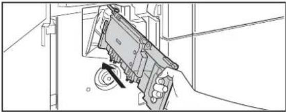 SHARP MX-M364N - Ersetzen der Heftklammernpatrone (Sattelheftungseinheit) - 7
